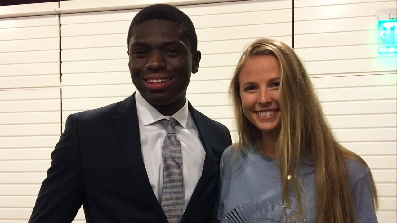 Charlotte Rapp '19, Ola Abinusawa '19 Given Inter-Ac League Athletic Directors Award